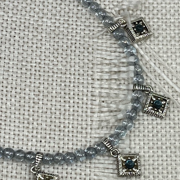 ✨ Vintage Napier Azure Dreams 16-18" Station Necklace - Picture 12 of 17